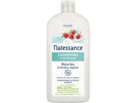 Shampoo Fortificante de Ricina Orgânica e Queratina Vegetal 500 ml NATESSANCE