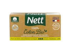 Tampão de frutas de algodão orgânico 16 Normal NETT