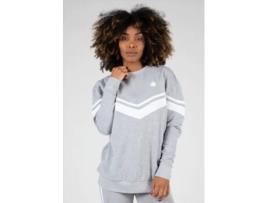 Sweatshirt Hailey Oversized GORILLA WEAR (Cinzento Melange - S)