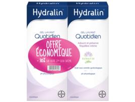 Gel Quotidien Limpador Lote de 2 X 400 Ml -30% HYDRALIN