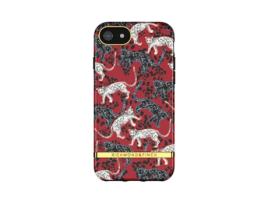Capa para Iphone Leopardo Vermelho  6/7/8/SE