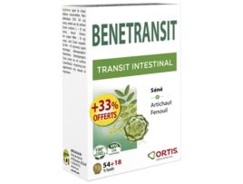 Bénétransit Trânsito Intestinal 54 comprimidos 18 comprimidos para presente ORTIS