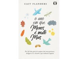 Livro O ano em que menos é muito mais de Cait Flanders  (Português (Brasil)