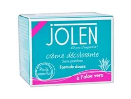 Creme Descolorante Suave Fórmula Aloe Vera 125 Ml Ativador 30 G JOLEN