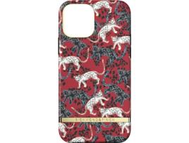 Capa para Iphone Leopardo Vermelho  12 & 12 Pro