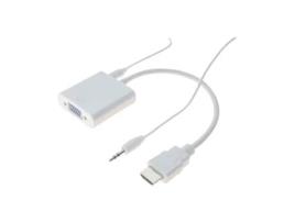 Adaptador Hdmi/Vga Fêmea Áudio DACOMEX Hd15