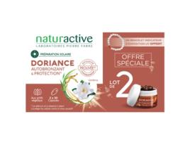 Doriance Pacote Autobronzeador e Proteção de 2 x 30 Cápsulas Pulseira Presente NATURACTIVE