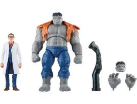 Figura de Ação AVENGERS Hasbro Marvel Legends Series Hulk Cinza e Dr. Bruce Banner (Idade Mínima: 4 anos)