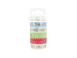 5 masking tapes - Navidad clásica
