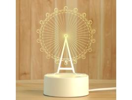 Luz Noturna 3D Led Criativa