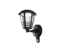 Cloe Candeeiro de Parede Exterior Led Preto 12W 4000K Luz Natural Ip44