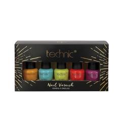 Technic Cosmetics - Conjunto de esmaltes brilhantes