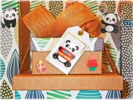 Conjunto 11 Adesivos GRAINE CRÉATIVE Pandas