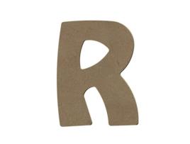 Letra maiúscula R em madeira MDF para decorar - 15 cm Gomille