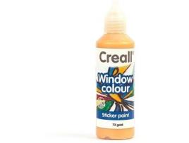 Tinta Reposicionável para Janelas Glass CREALL (Ouro - 80 ml)