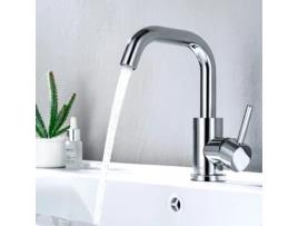 Torneira Misturadora de Lavatório LOMAZOO Rosely Chrome