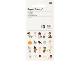 Conjunto 10 Folhas de Adesivos RICO DESIGN Actividades (15 x 7 cm)