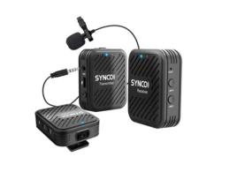 Microfone Sem Fios G1 Lapela 2 Emissores e 1 Receptor SYNCO