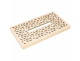 Caixa de lenços com tampa de penas - 25 x 14 x 8,5 cm Artemio