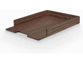 Tabuleiro WOODSAKA Nogueira (Castanho - 31.1x22.7x4.3 cm - A4 - Madeira)