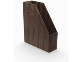 Arquivador para Dossiers WOODSAKA OfficePRO X2 Amieiro (Castanho - 25.6x8.5x30cm - Madeira)
