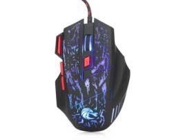 Rato Gaming HXSJ Water Crack Wireless (Preto)