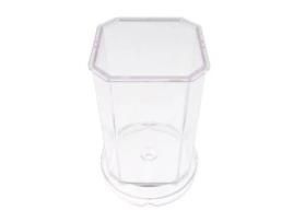Molde plástico para velas - quadrado H 7,5 cm Graine Créative