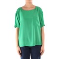 Tommy Hilfiger  T-Shirt mangas curtas WW0WW30301  Verde Disponível em tamanho para senhora. IT 38,IT 40,IT 42.Mulher > Roupas > Camiseta