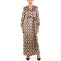 Momoni  Vestidos compridos MODR01103MO  Multicolor Disponível em tamanho para senhora. IT 42,IT 44.Mulher > Roupas > Vestidos compridos