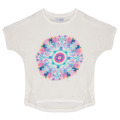 Desigual  T-Shirt mangas curtas IGUALADA  Branco Disponível em tamanho para rapariga. 11 / 12 ans,13 / 14 ans,9 / 10 ans.Criança > Menina > Roupas > Camiseta  