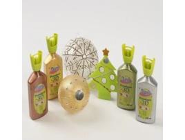 Kit de Glitter DIAM'S 4 garrafas 3D 100 Ml Metálicas