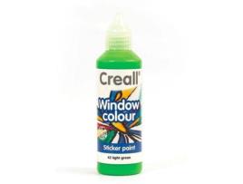 Tinta Reposicionável para Janelas Glass CREALL (Verde Claro - 80 ml)