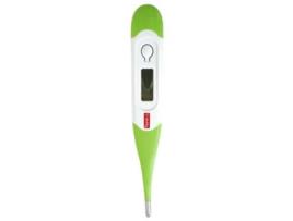 Termômetro médico eletrônico com sonda flexível Cor: Verde TORM