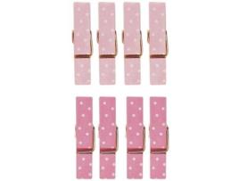 Pinças GRAINE CRÉATIVE (Rosa - Madeira - 3.5 cm)