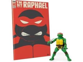 Figura de ação Teenage Mutant Ninja Turtles e história em quadrinhos exclusiva de Raphael THE LOYAL SUBJECTS