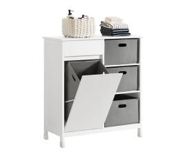 Cesto SOBUY de Roupa Suja com Cestos Bzr77-W