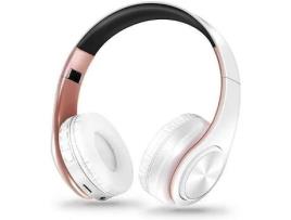 Auscultadores Bluetooth JGB (On Ear - MicroAuriculares - Branco)