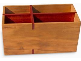 Porta-Lápis WOODSAKA Cherry (17.8x8.8x9 cm - Madeira)