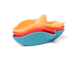 Silicone Bath Toys Sharks LITTLE L (Idade minima recomendada: 12 meses)