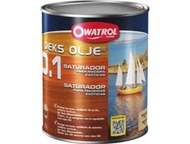 Saturador para Madeira Exótica Ambientes Marinhos Incolor 1 Litros Deks Olje D1