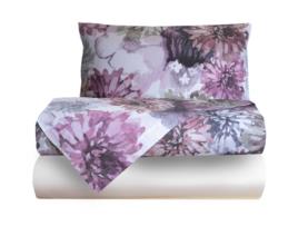 Conjunto de Lençol com Estampa Fantasia 100% Algodão Made In Italy Cama Individual Floral