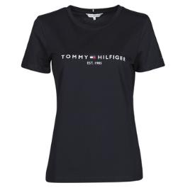 T-Shirt mangas curtas HERITAGE HILFIGER CNK RG TEE  Azul Disponível em tamanho para senhora. XXL,S,M,L,XS.Mulher > Roupas > Camiseta