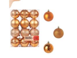 Enfeites de Bola de Natal de 6 Cm Decoração de Árvore de Natal