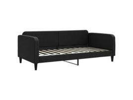 Sofá Cama VIDAXL Tecido Preto (100x200 cm)