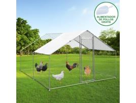 Gaiola Aves Cerca Esgrima Caixa Galinhas Galinhas de Aço 3M X 4M X 2M MONSTERSHOP