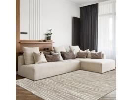 Tapete de Sala SLUB MIST Bege 200x280