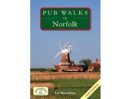 Livro pub walks in norfolk de liz moynihan (inglês)