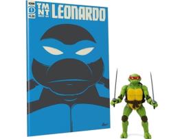 Figura de ação Teenage Mutant Ninja Turtles e quadrinhos exclusivo Leonardo THE LOYAL SUBJECTS