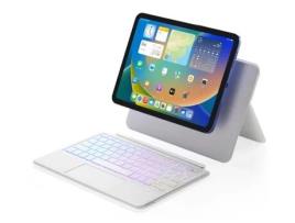 Capa Flip e Teclado Bluetooth YKCLOUD P109 para iPad 10Th 2022 10.9