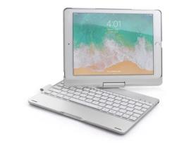 Capa Flip e Teclado Bluetooth YKCLOUD F102As para iPad 10.2/Air10.5/Pro10.5